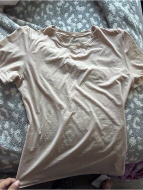 SKIMS Women's Short Sleeve Crew Tee - Light Beige S